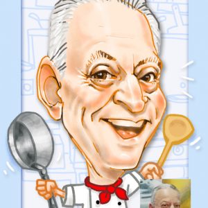 Caricaturas de jubilados - Cocinero1