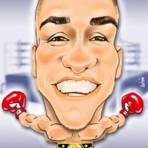 Caricatura-personalizada-boxeador
